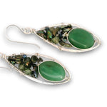Green Aventurine Buoy Drop Earrings - Art by any Means Jewelryproduct_