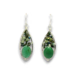 Green Aventurine Buoy Drop Earrings - Art by any Means Jewelryproduct_