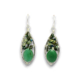 Green Aventurine Buoy Drop Earrings - Art by any Means Jewelryproduct_