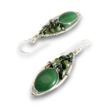 Green Aventurine Buoy Drop Earrings - Art by any Means Jewelryproduct_