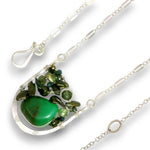 Green Aventurine Buoy Drop Necklace - Art by any Means Jewelryproduct_