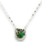 Green Aventurine Buoy Drop Necklace - Art by any Means Jewelryproduct_