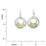 Green Kyanite Climate Hoop Earrings - Art by any Means Jewelryproduct_