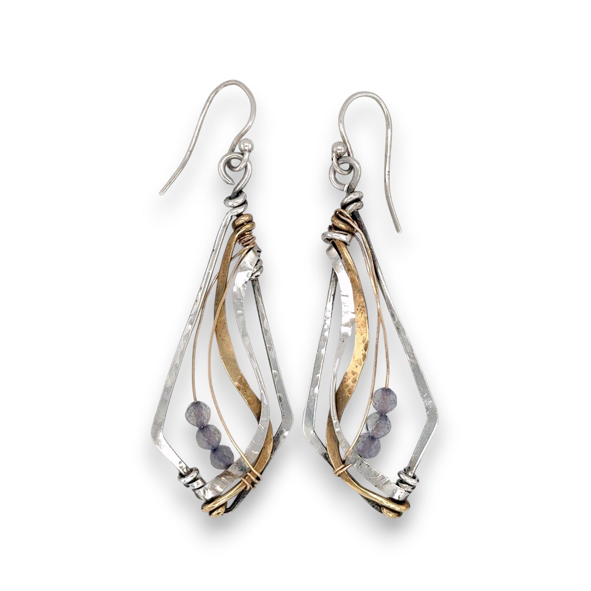 Grounded Labradorite Earrings - Art by any Means Jewelryproduct_