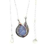 Halston Lace Agate Drop Necklace 83345N - Art by any Means Jewelryproduct_