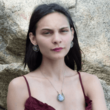 Halston Lace Agate Drop Necklace 83345N - Art by any Means Jewelryproduct_