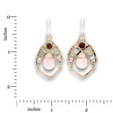 Heart Chakra Bronze Hammered Earrings - Art by any Means Jewelryproduct_