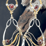 Hessonite Flame Earrings - Art by any Means Jewelryproduct_