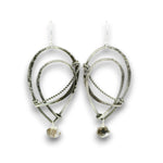 Himalayan Herkimer Oxidized Drop Earrings - Art by any Means Jewelryproduct_