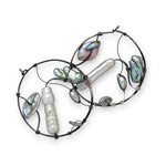 Icicle Pearl Hoop Earrings E83506 - Art by any Means Jewelryproduct_