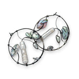 Icicle Pearl Hoop Earrings E83506 - Art by any Means Jewelryproduct_
