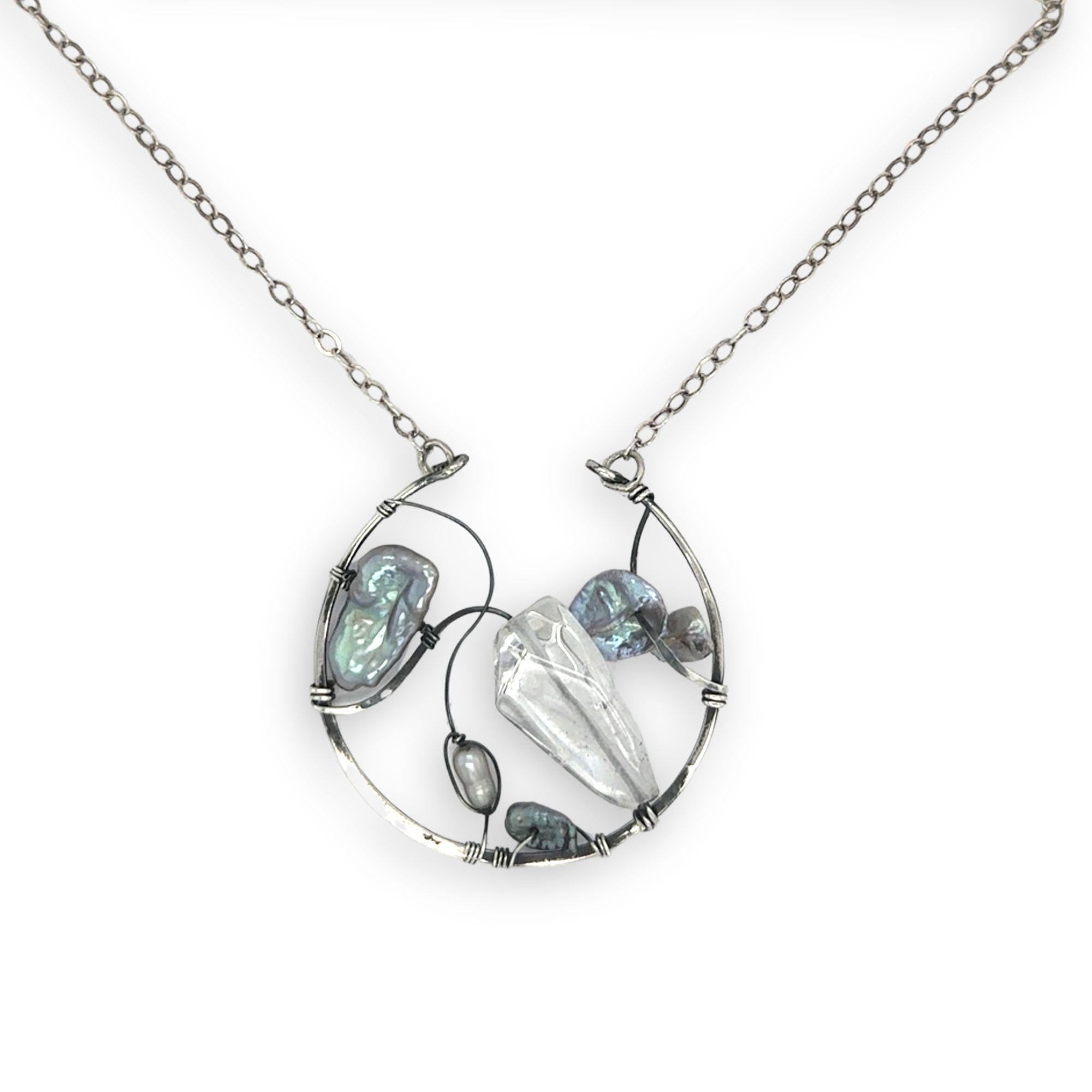 Icicle Quartz Necklace 83505N - Art by any Means Jewelryproduct_