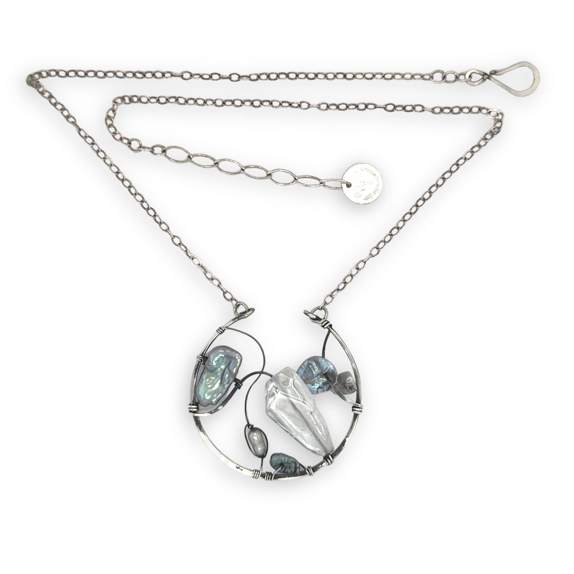 Icicle Quartz Necklace 83505N - Art by any Means Jewelryproduct_