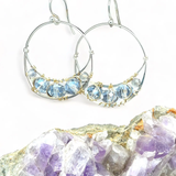 Atmosphere Crystal Hoop Earrings E82132