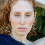 Lapis Indigo Earrings E80065