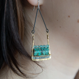 Turquoise Angle Earrings E80253