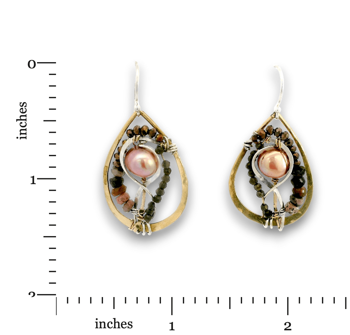 Intwined Pearl Drop Earrings - Art by any Means Jewelryproduct_
