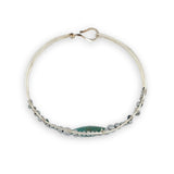 Ion Particle Chrysocolla Cuff Bracelet B424 - Art by any Means Jewelryproduct_