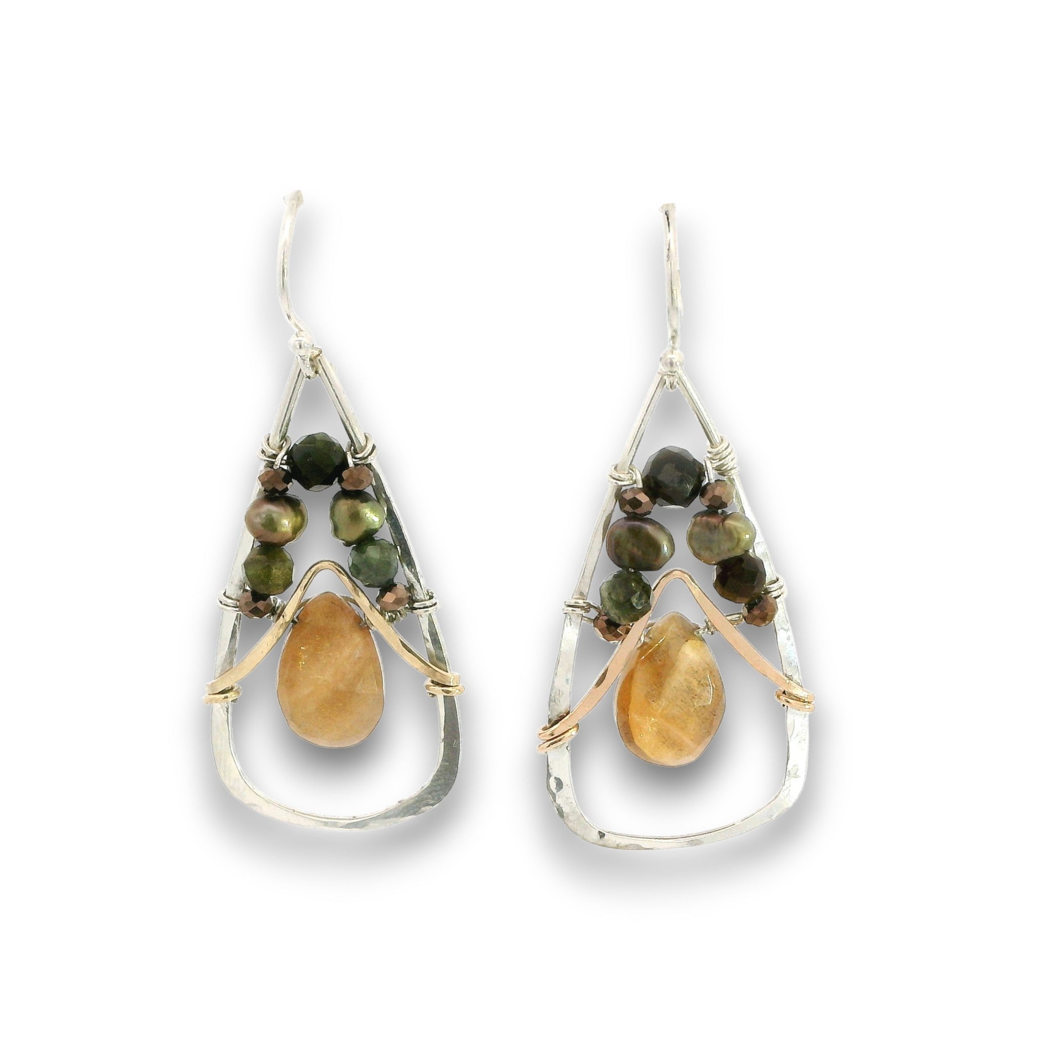Isotherm Tourmaline Drop Earrings - Art by any Means Jewelryproduct_