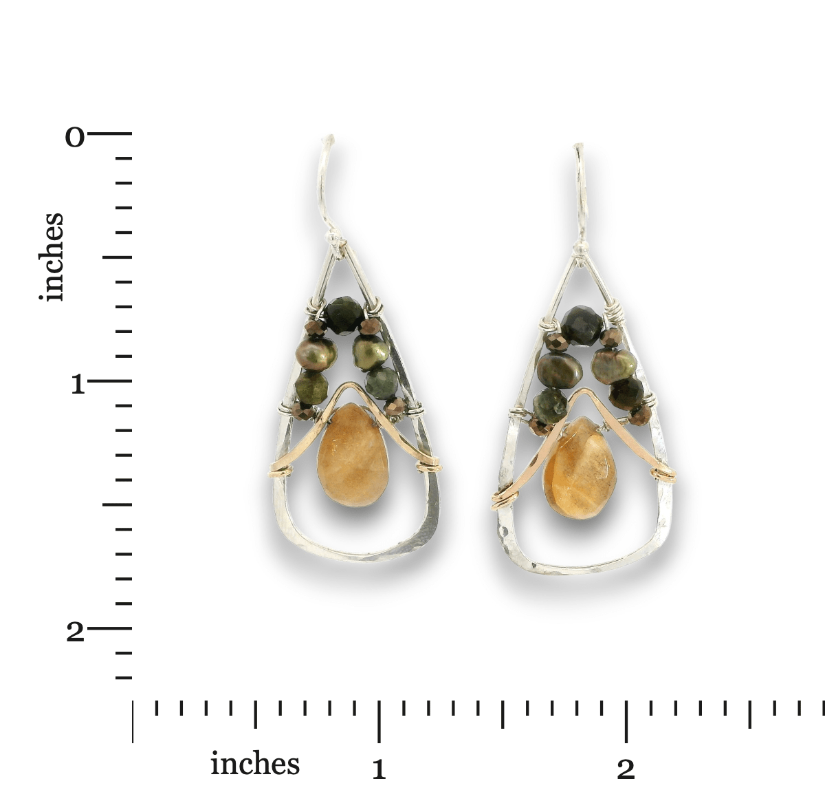 Isotherm Tourmaline Drop Earrings - Art by any Means Jewelryproduct_