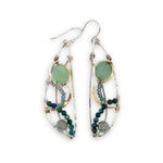 Jade and Turquoise Dragonfly Earrings - Art by any Means Jewelryproduct_