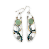 Jade and Turquoise Dragonfly Earrings - Art by any Means Jewelryproduct_