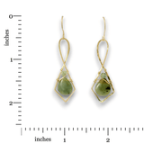 Jade Arrow Drop Earrings - Art by any Means Jewelryproduct_