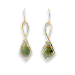 Jade Arrow Drop Earrings - Art by any Means Jewelryproduct_