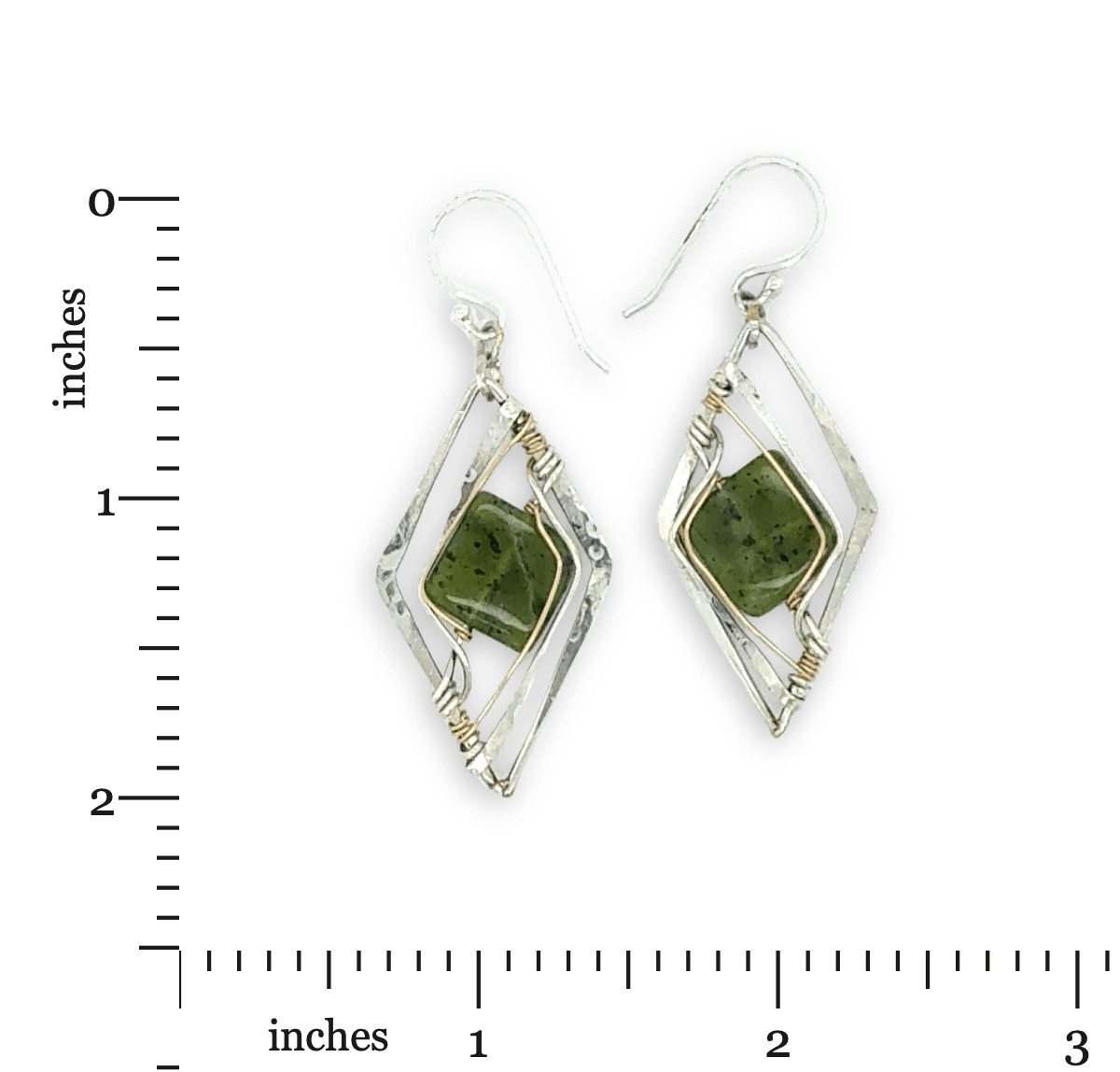 Jade Mountain Geometric Earrings - Art by any Means Jewelryproduct_