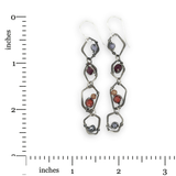 Jeweled Honey Comb Dangle Earrings - Art by any Means Jewelryproduct_