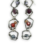 Jeweled Honey Comb Earrings E84731 - Art by any Means Jewelryproduct_