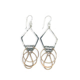 Kinetic Diamond Pyrite Earrings - Art by any Means Jewelryproduct_