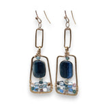 Kyanite Cobble Stone Earrings E82679 - Art by any Means Jewelryproduct_