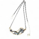 Kyanite Crescent Necklace 83350N - Art by any Means Jewelryproduct_
