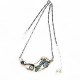 Kyanite Crescent Necklace 83350N - Art by any Means Jewelryproduct_