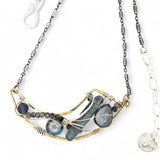 Kyanite Crescent Necklace 83350N - Art by any Means Jewelryproduct_
