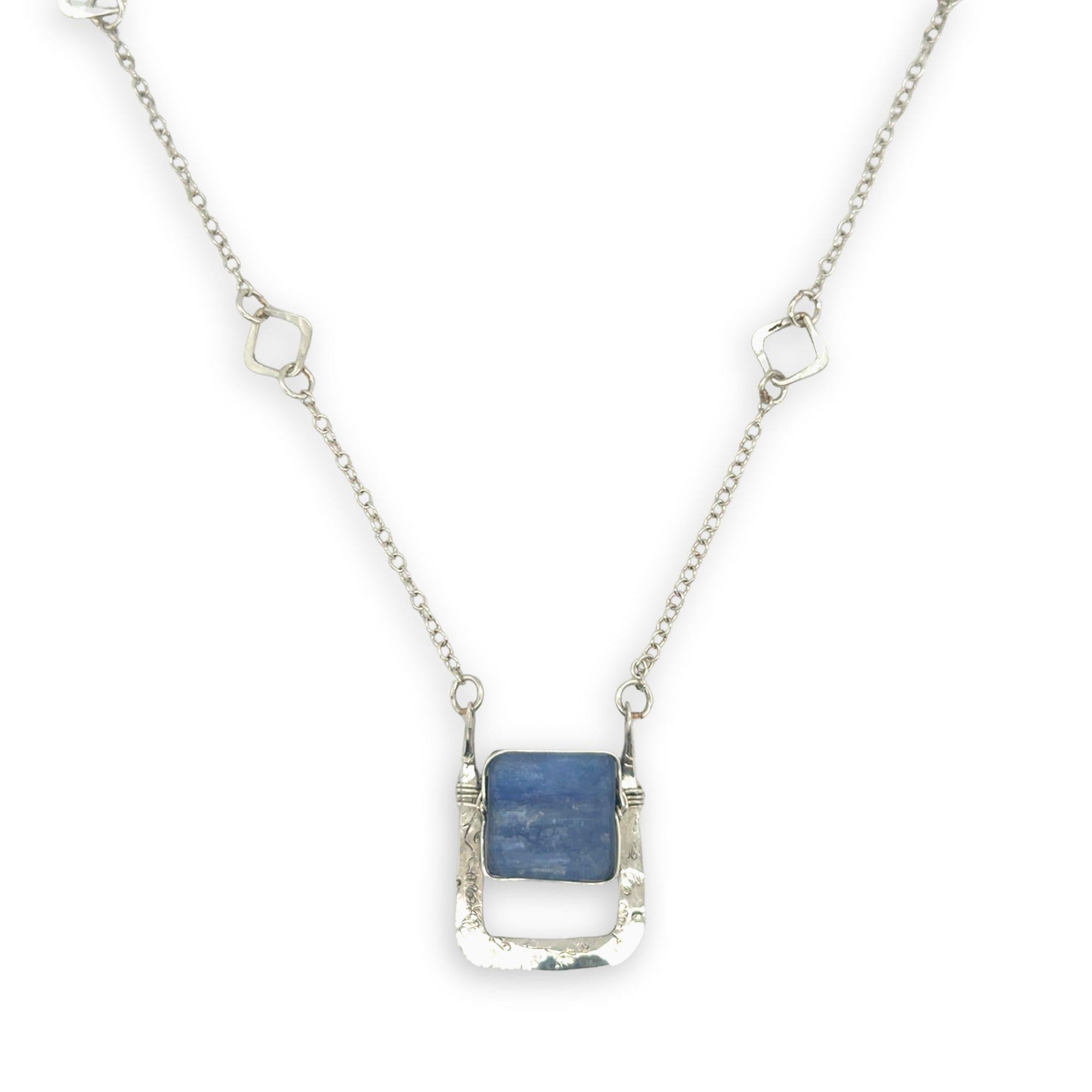 Kyanite Four Squared Necklace 84805N - Art by any Means Jewelryproduct_