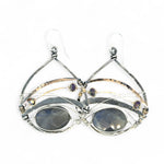 Labradorite Basket Earrings - Art by any Means Jewelryproduct_