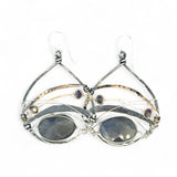 Labradorite Basket Earrings - Art by any Means Jewelryproduct_
