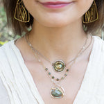 Labradorite Beaded Layered Necklace - Art by any Means Jewelry#product_