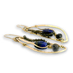 Lapis Wing Earrings - Art by any Means Jewelryproduct_