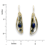 Lapis Wing Earrings - Art by any Means Jewelryproduct_