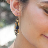Lapis Wing Earrings - Art by any Means Jewelry#product_