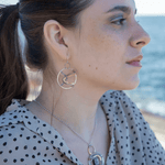 Lavender Hug Me Hoop Earrings - Art by any Means Jewelryproduct_