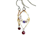 Lepidolite Mini Hoop Earrings E82027 - Art by any Means Jewelryproduct_
