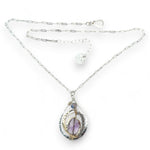 Lilac Amethyst Drop Necklace 82048N - Art by any Means Jewelryproduct_