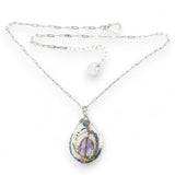 Lilac Amethyst Drop Necklace 82048N - Art by any Means Jewelryproduct_