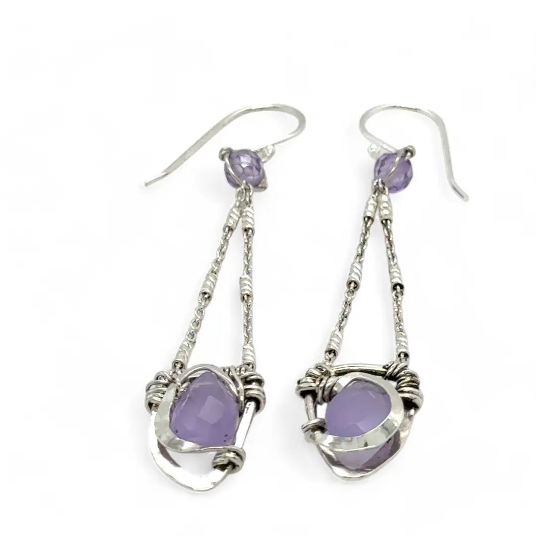 Lilac Jade Petal Earrings E84033 - Art by any Means Jewelryproduct_