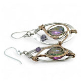 Lilac Sparkle Crystal Earrings E84021 - Art by any Means Jewelryproduct_