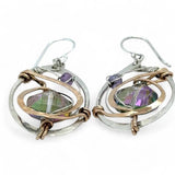 Lilac Sparkle Crystal Earrings E84021 - Art by any Means Jewelryproduct_